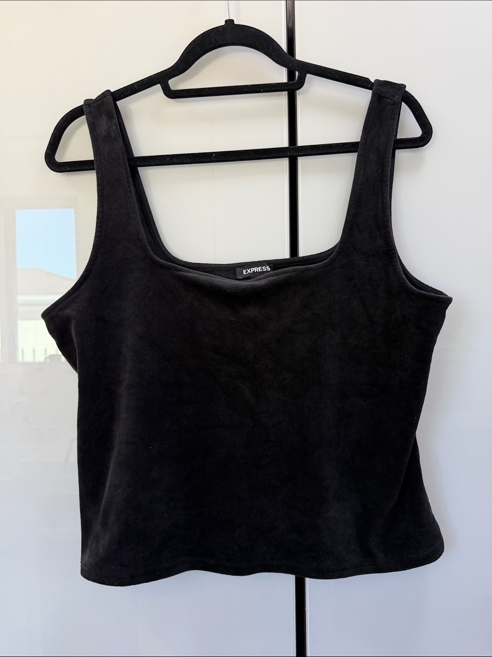 Express Black Scoop Neck Tank Top
